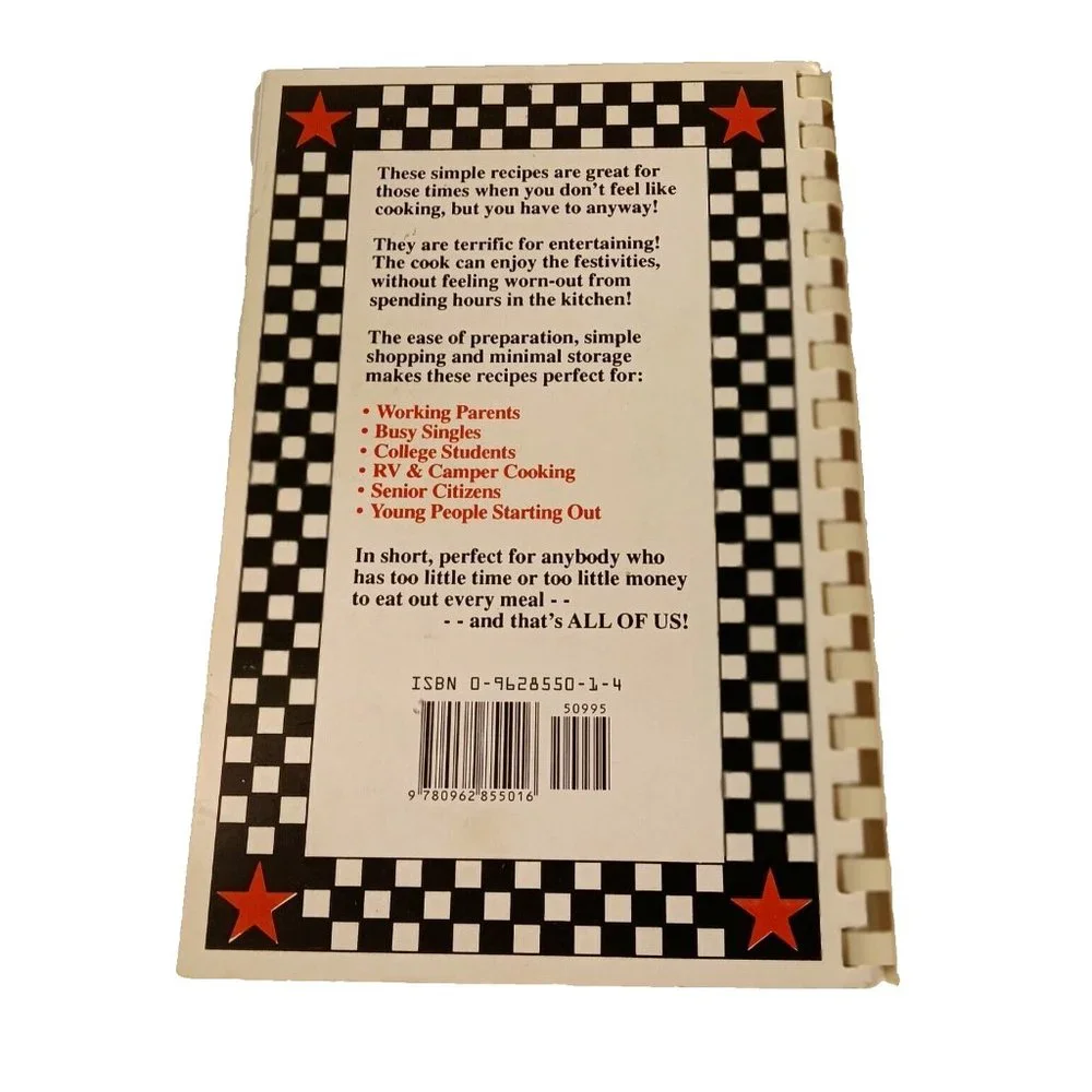 More of the Four Ingredient Cookbook Signed by Emily Cale, Linda Coffee 1994 VTG